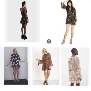 💲👇💰🍋 For Love and Lemons 100%Silk dress